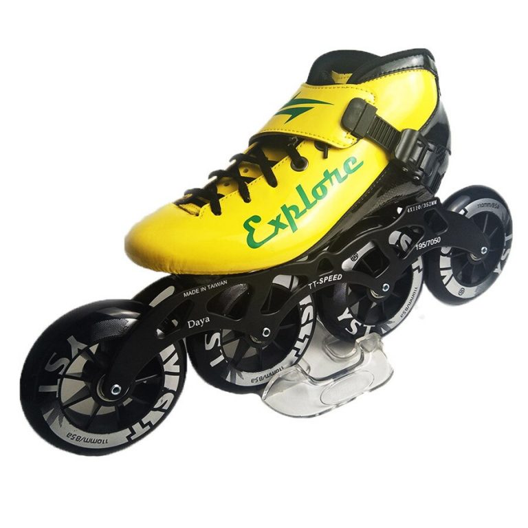 Speed Inline Skates Carbon Fiber Professional 4*100/110mm Competition